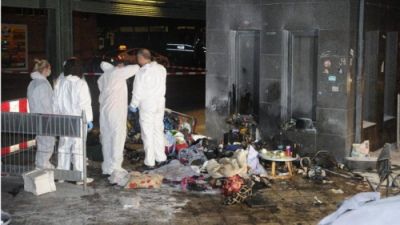 У Берліні біля залізничної станції невідомі підпалили безхатченків