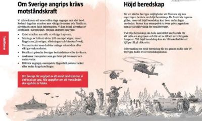 Шведам роздають брошури з інструкціями на випадок війни