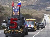 В Крыму заметили странную автоколонну