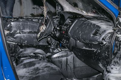 В Киеве ночью сгорел автомобиль: подозревают поджог