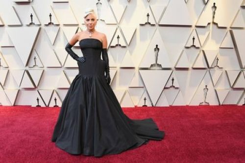 Недавно расставшаяся с женихом Леди Гага позировала на «Оскаре» в одиночестве