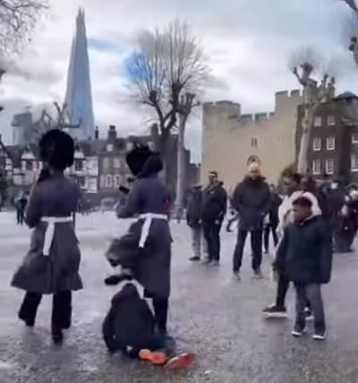 У Лондоні Королівський гвардієць збив з ніг дитину і продовжив марширувати: відео