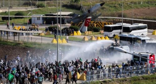 Пропалестинські протестувальники у Туреччині намагались штурмувати авіабазу США