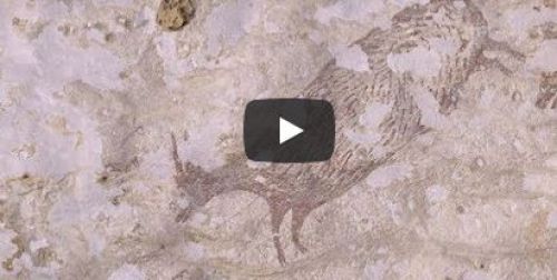 Ученые обнаружили древние наскальные рисунки с «внеземными» существами (ВИДЕО)